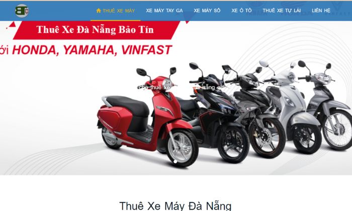 cho thuê xe máy sh tại Đà Nẵng